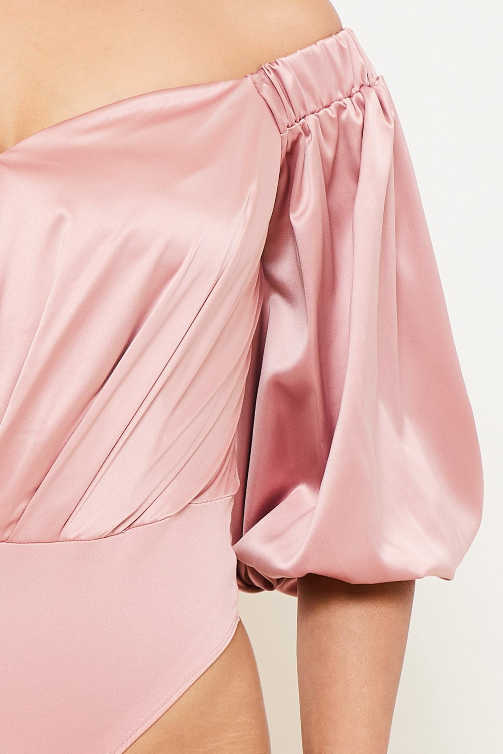 IB2409AP - SATIN OFF THE SHOULDER BODYSUIT - Image 7