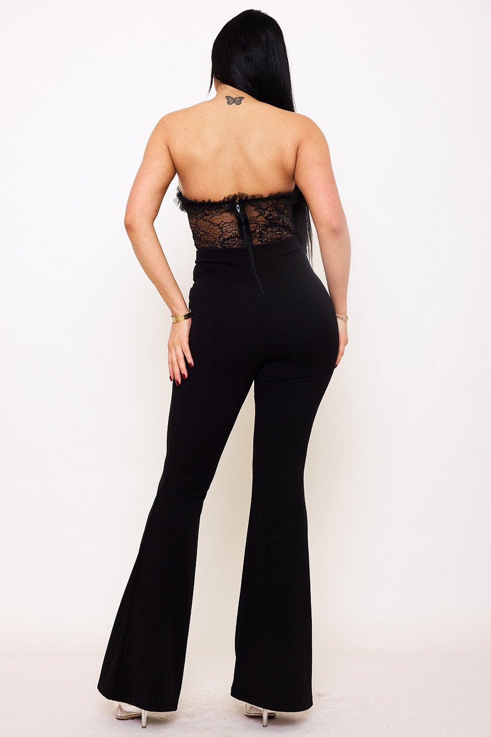IB2458JP - LACED BUSTIER TOP JUMPSUIT - Image 4