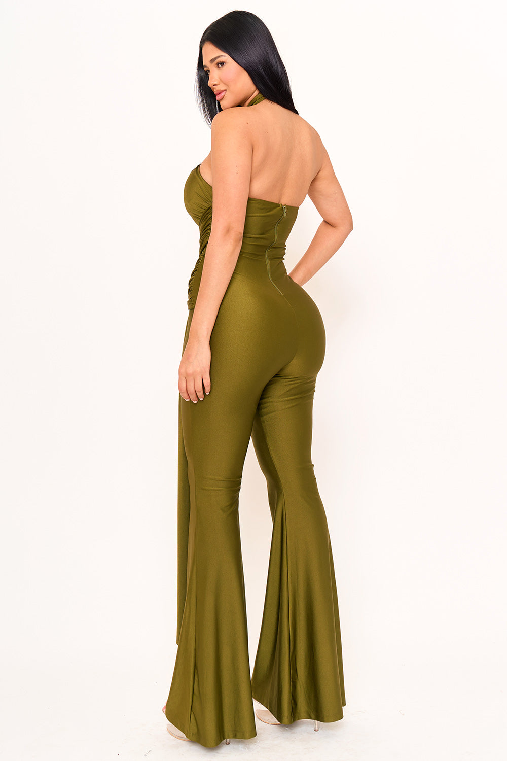 IB2506HP - HALTER TOP WRAP JUMPSUIT - Image 13