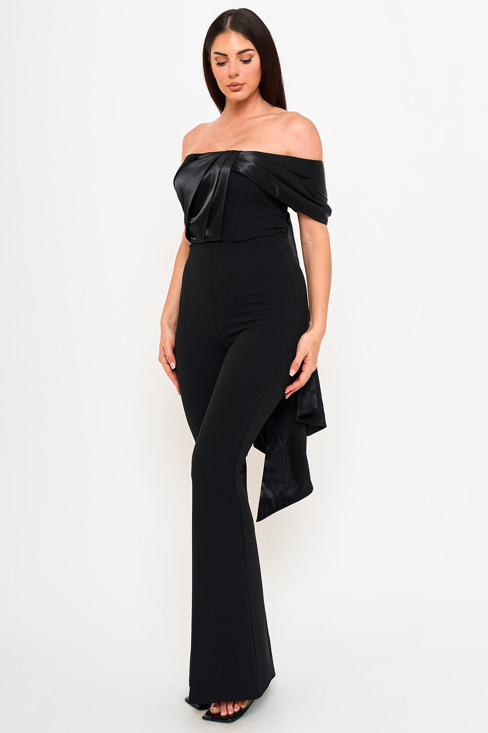 IB2539JP - SATIN CONTRAST JUMPSUIT - Image 11