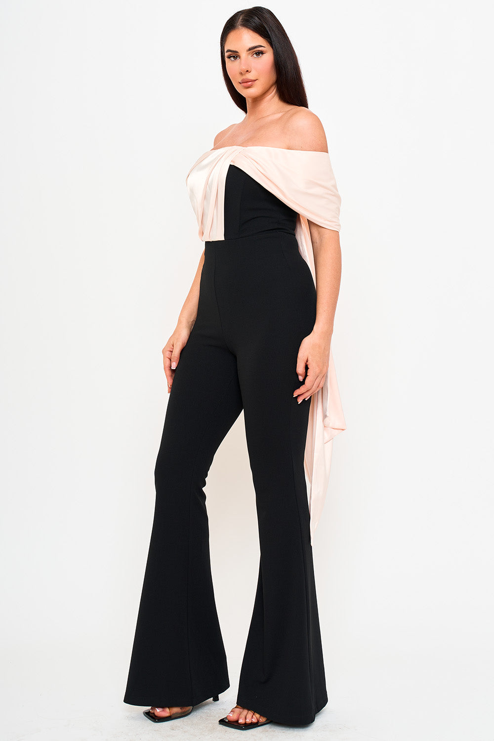 IB2539JP - SATIN CONTRAST JUMPSUIT - Image 6