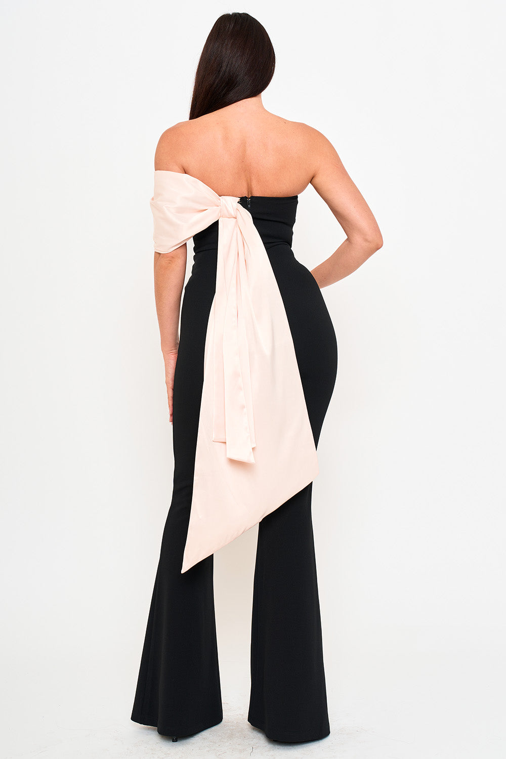 IB2539JP - SATIN CONTRAST JUMPSUIT - Image 8