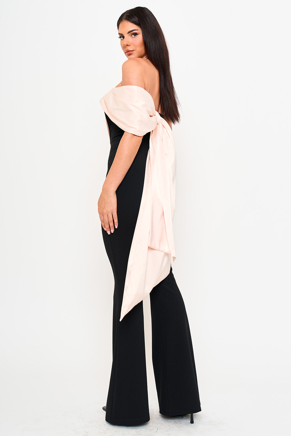 IB2539JP - SATIN CONTRAST JUMPSUIT - Image 5