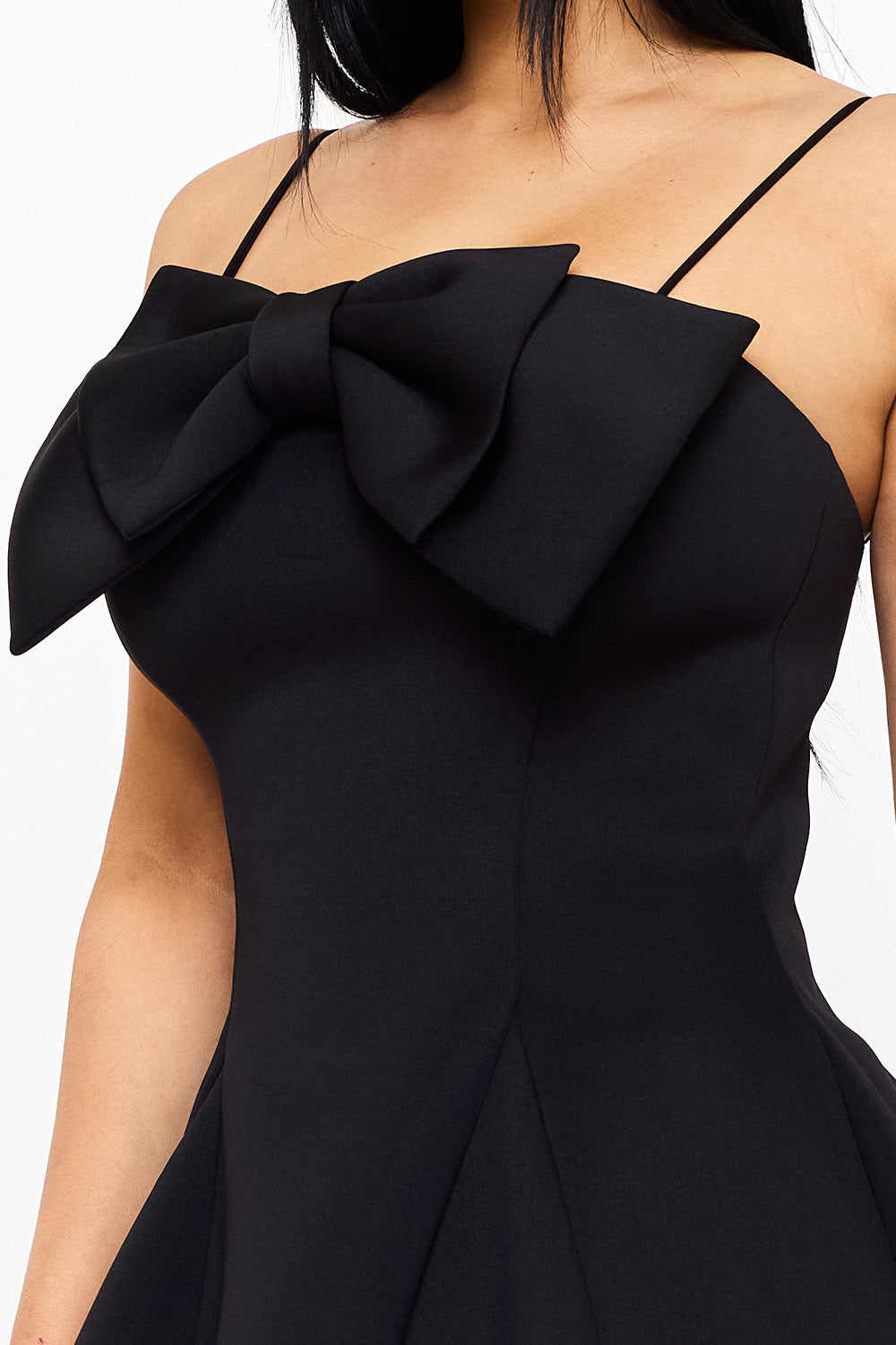 SD1818JP - SUPER TECHNO BOW FRONT MINI DRESS - Image 15