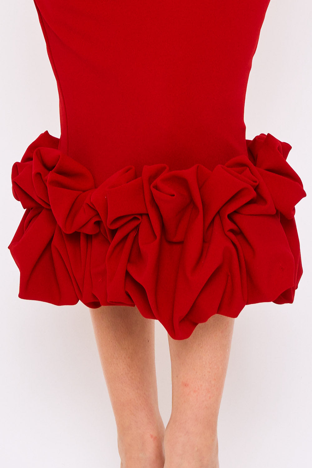 SD2306JP - MESH ONE-SHOULDER CORSET BODICE MIDI DRESS - Image 7