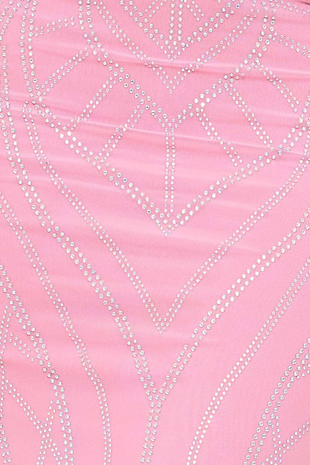 SDM1528SP - PATTERNED RHINESTONE MAXI DRESS - Image 15