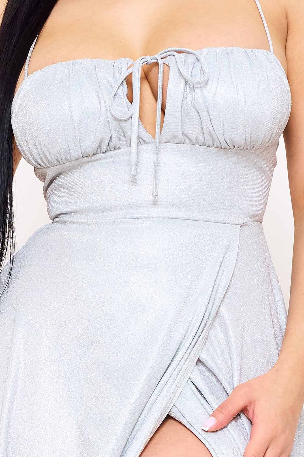 SDM1618JP - SPAGHETTI STRAP SHERRI SHINE MAXI DRESS - Image 16