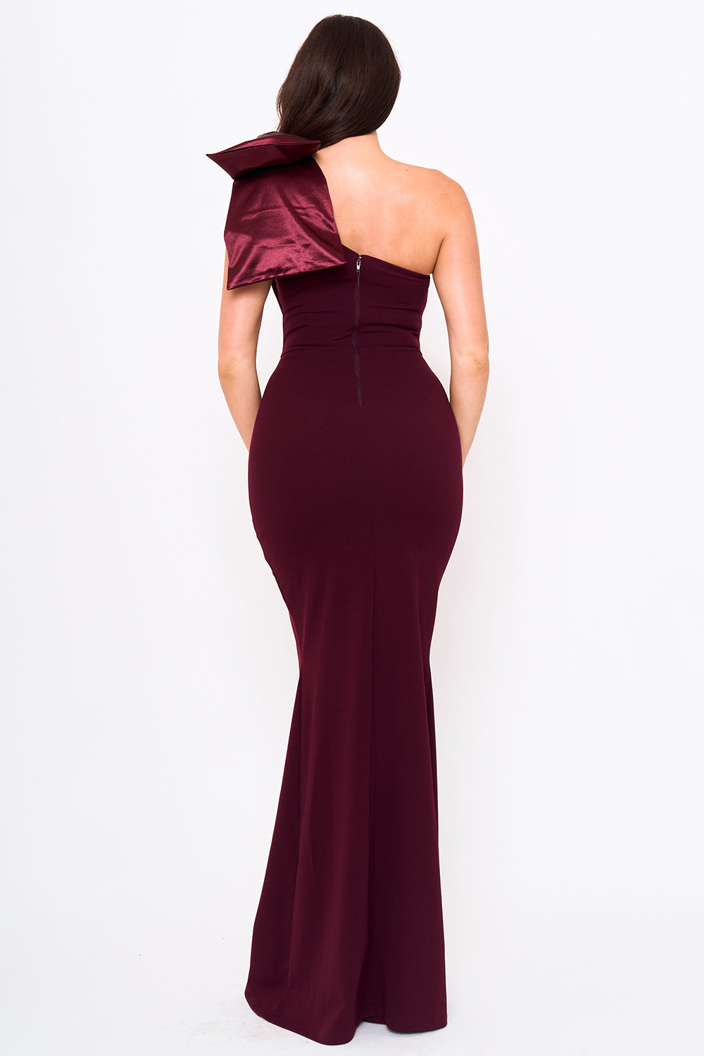 SDM1817JP - TECHNO CREPE AND SATIN MAXI DRESS - Image 11