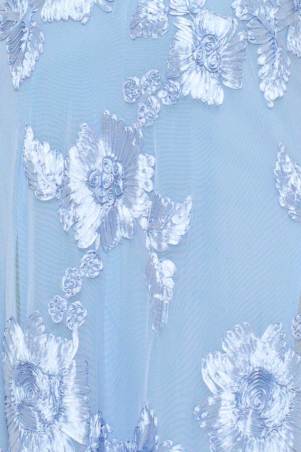 SDM2150JP - MESH TAPE FLORAL PATTERNED MAXI DRESS - Image 5
