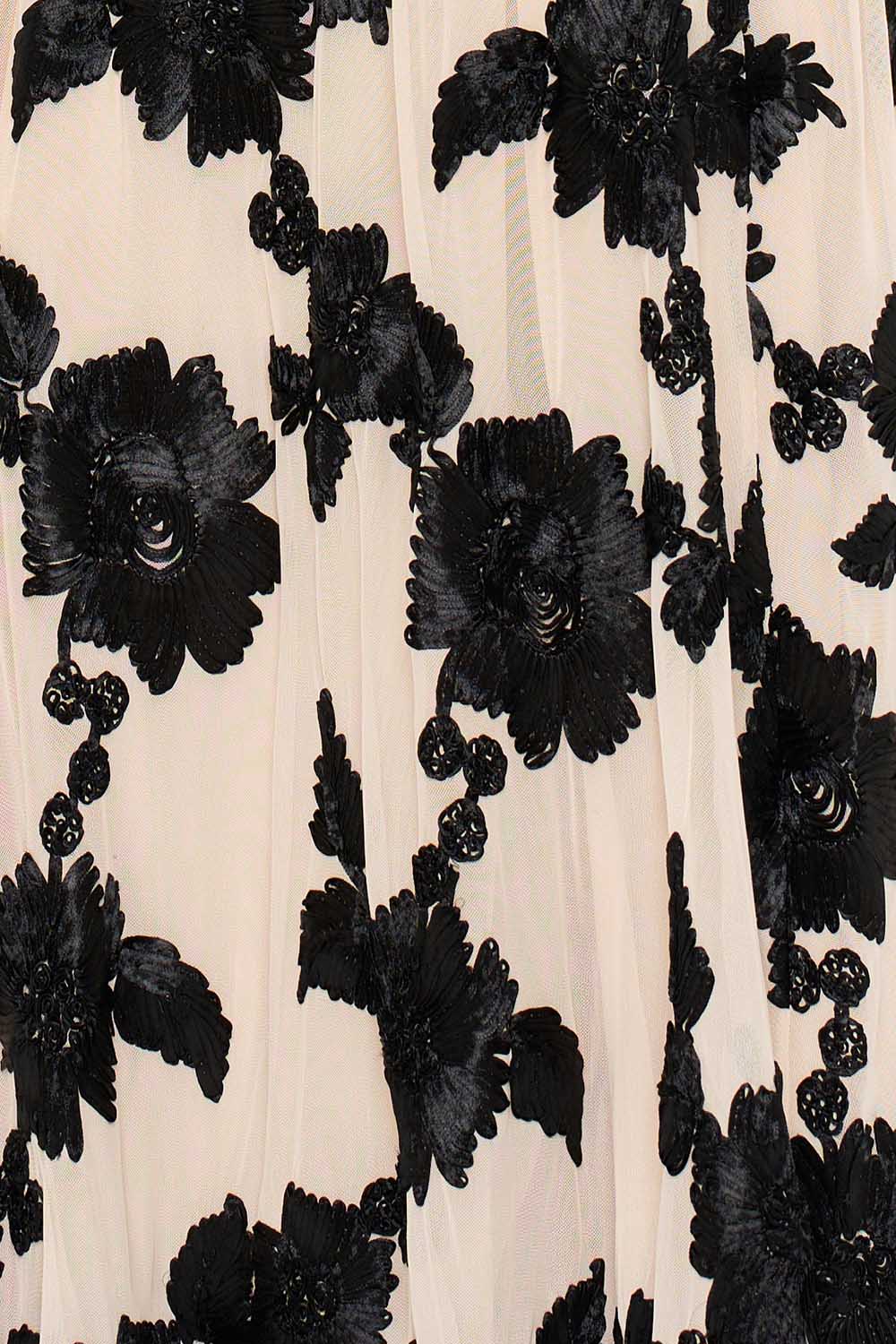 SDM2150JP - MESH TAPE FLORAL PATTERNED MAXI DRESS - Image 12