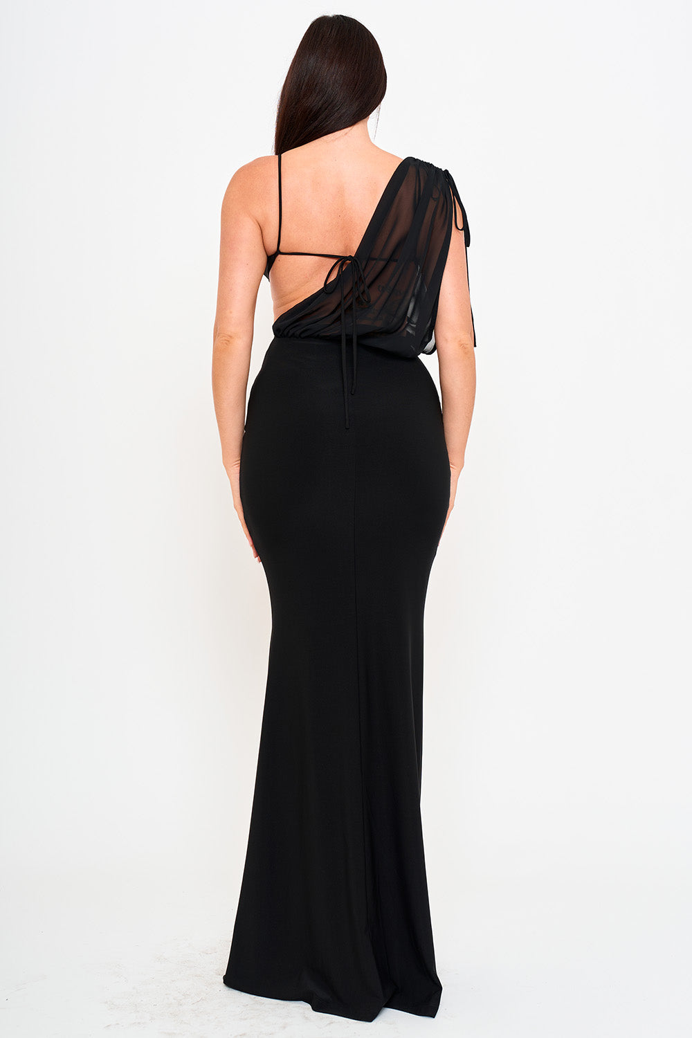 SDM2179SP - SPAGHETTI SHOULDER STRAP MAXI DRESS - Image 9